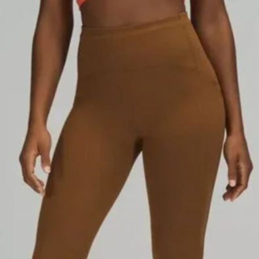 NWT lululemon Align HR Pant 28" **POCKETS**  Copper Brown